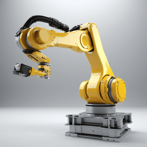 robotic arm 3D rendering